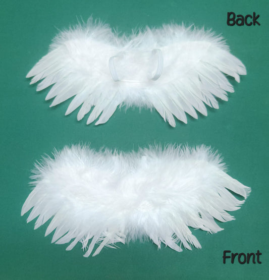 WHITE WINGS for Labubu Dolls - Cute Labubu Accessory- Labubu Outfits - Angel Wings