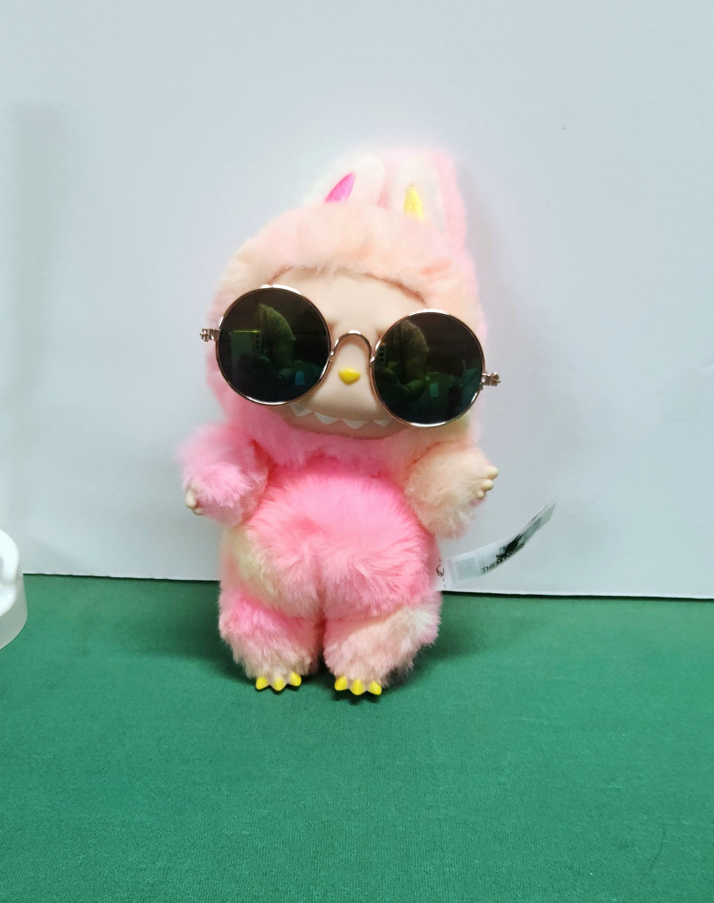 Metal ROUND SUNGLASSES for Labubu Dolls - Labubu Accessory- Labubu Outfits | Shades | Round Sunglasses w/Metal Frame & Tinted Mirrors