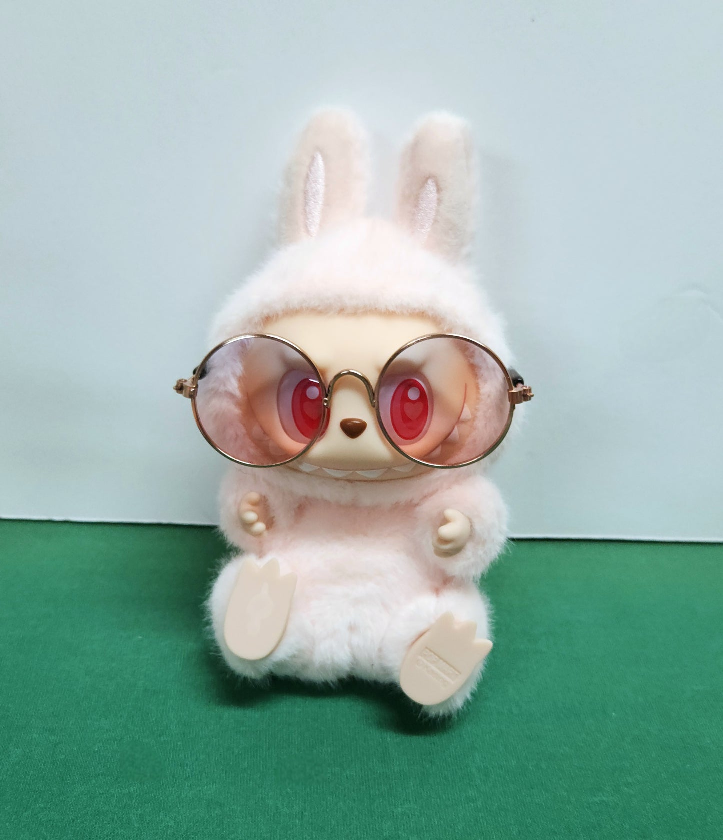 Metal ROUND SUNGLASSES for Labubu Dolls - Labubu Accessory- Labubu Outfits | Shades | Round Sunglasses w/Metal Frame & Tinted Mirrors