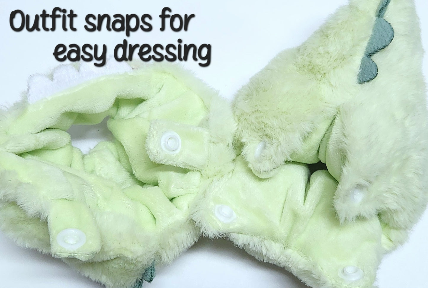 DINOSAUR OUTFIT for Labubu Dolls - Cute Labubu Accessory- Labubu Outfits - Dinosaur Costume