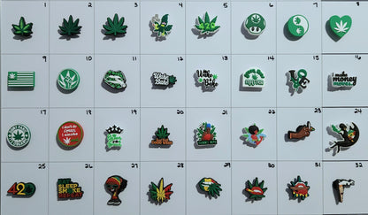 Adult - Weed Shoe Charms (Post 1/2)