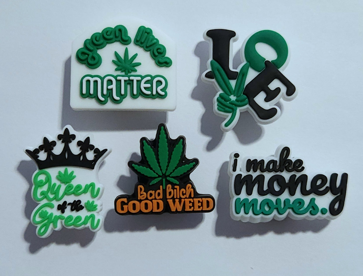 Adult - Weed Shoe Charms (Post 1/2)
