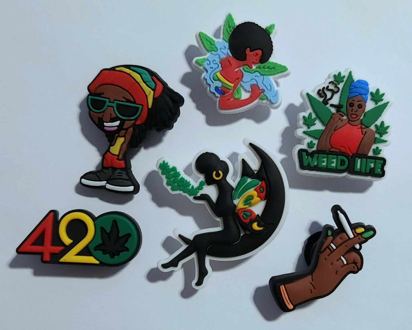 Adult - Weed Shoe Charms (Post 1/2)