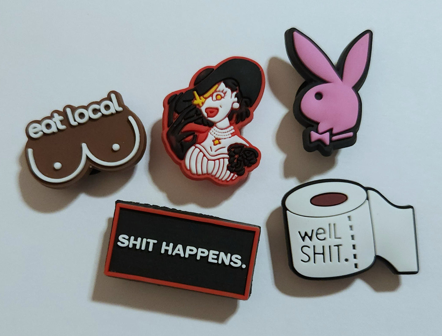 Adult - Censored Shoe Charms