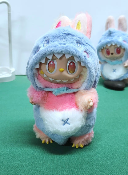SHARK OUTFIT for Labubu Dolls - Cute Labubu Accessory- Labubu Outfits - Shark Costume