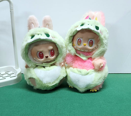 DINOSAUR OUTFIT for Labubu Dolls - Cute Labubu Accessory- Labubu Outfits - Dinosaur Costume