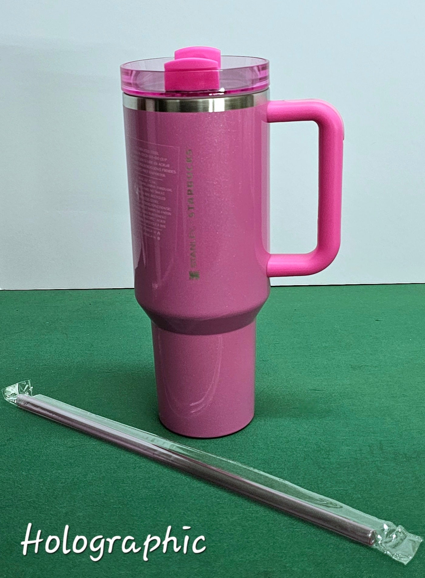 40 OZ Starbucks Limited Edition Stanley Tumblers - Matte Pink | Chrome Red | Magenta Holographic