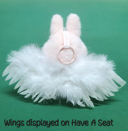 WHITE WINGS for Labubu Dolls - Cute Labubu Accessory- Labubu Outfits - Angel Wings